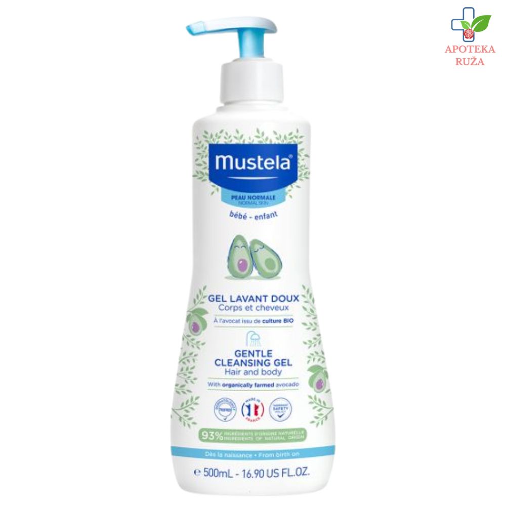 Mustela Blagi gel za kupanje sa organskim avokadom 500ml