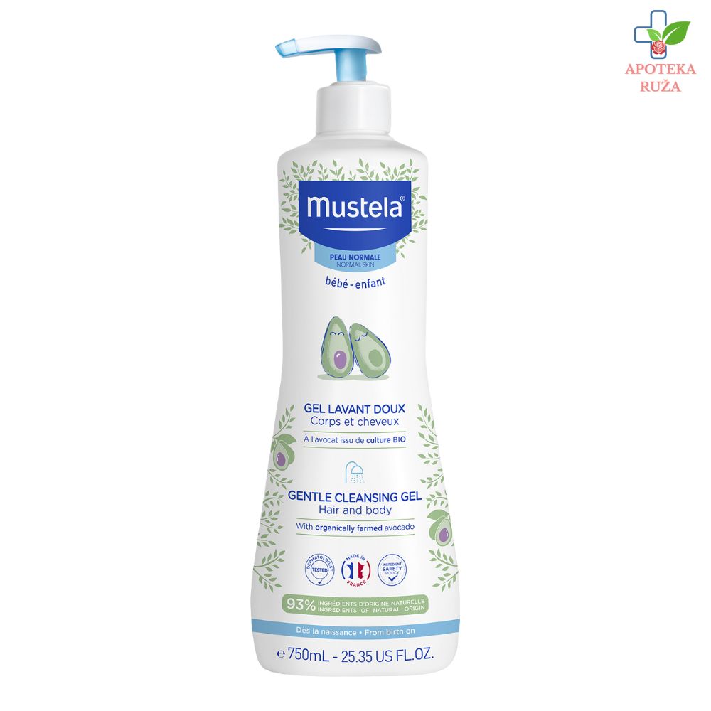 Mustela Blagi gel za kupanje sa organskim avokadom 750ml