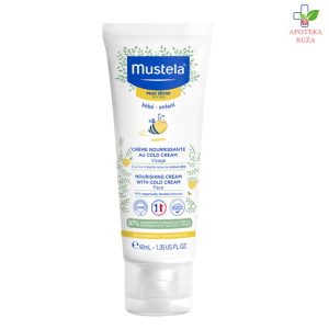 Mustela Hranljiva cold krema za lice sa organskim pčelinjim voskom 40ml
