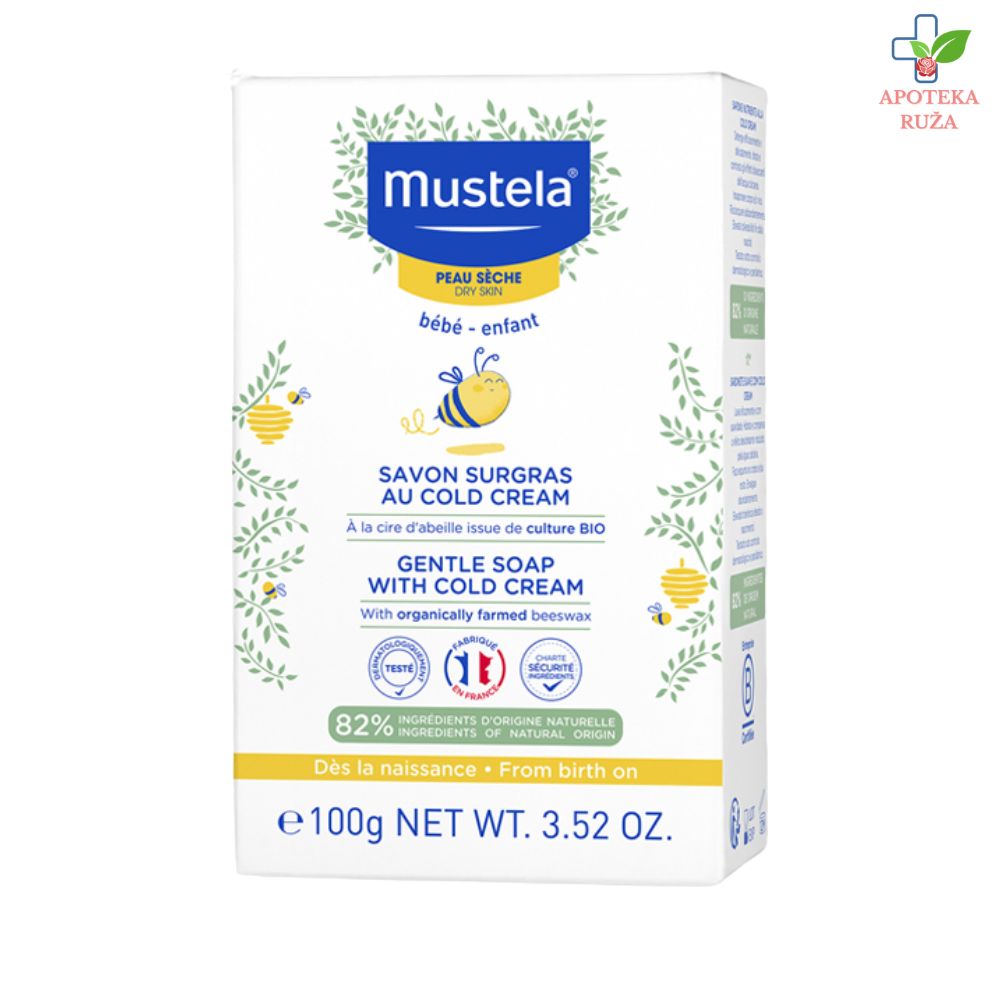 Mustela Nežni sapun sa cold kremom i organskim pčelinjim voskom 100gr