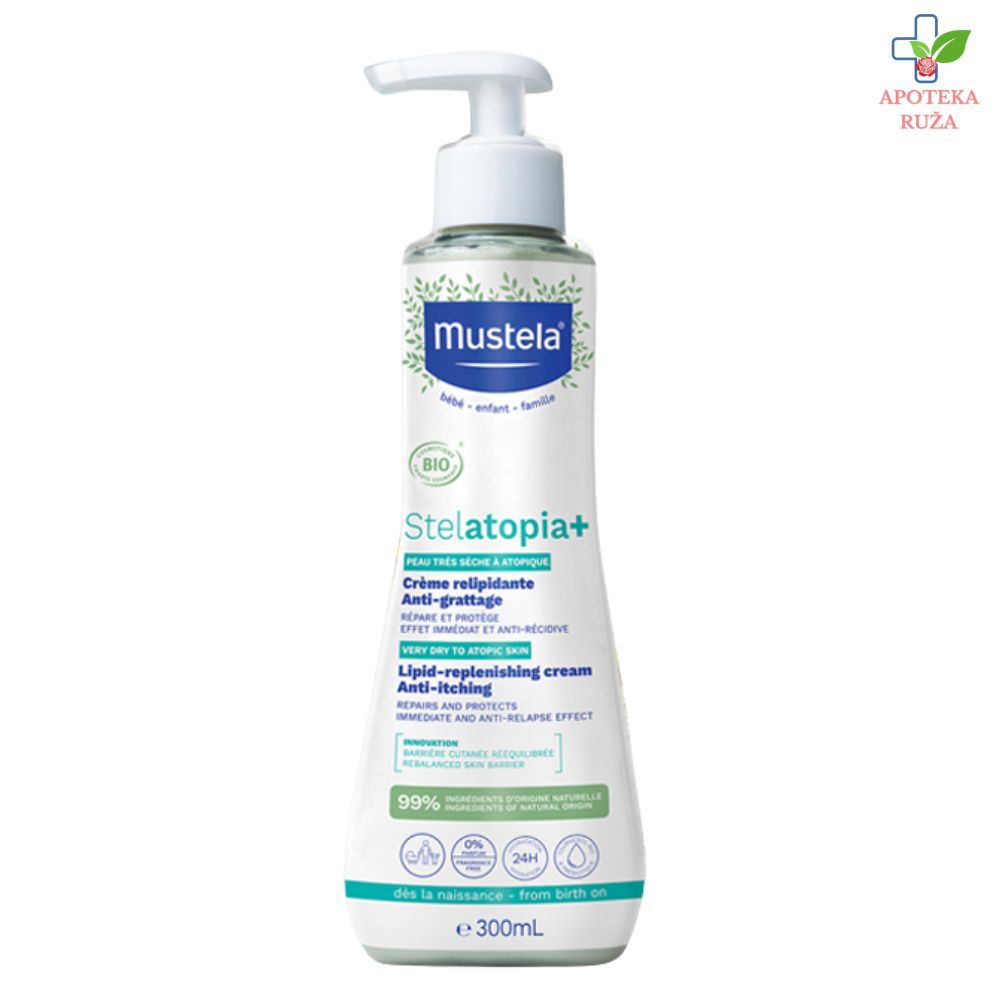 Mustela Organic Stelatopia + krema 300ml