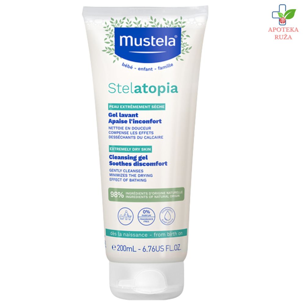 Mustela Stelatopa gel za tuširanje 200ml