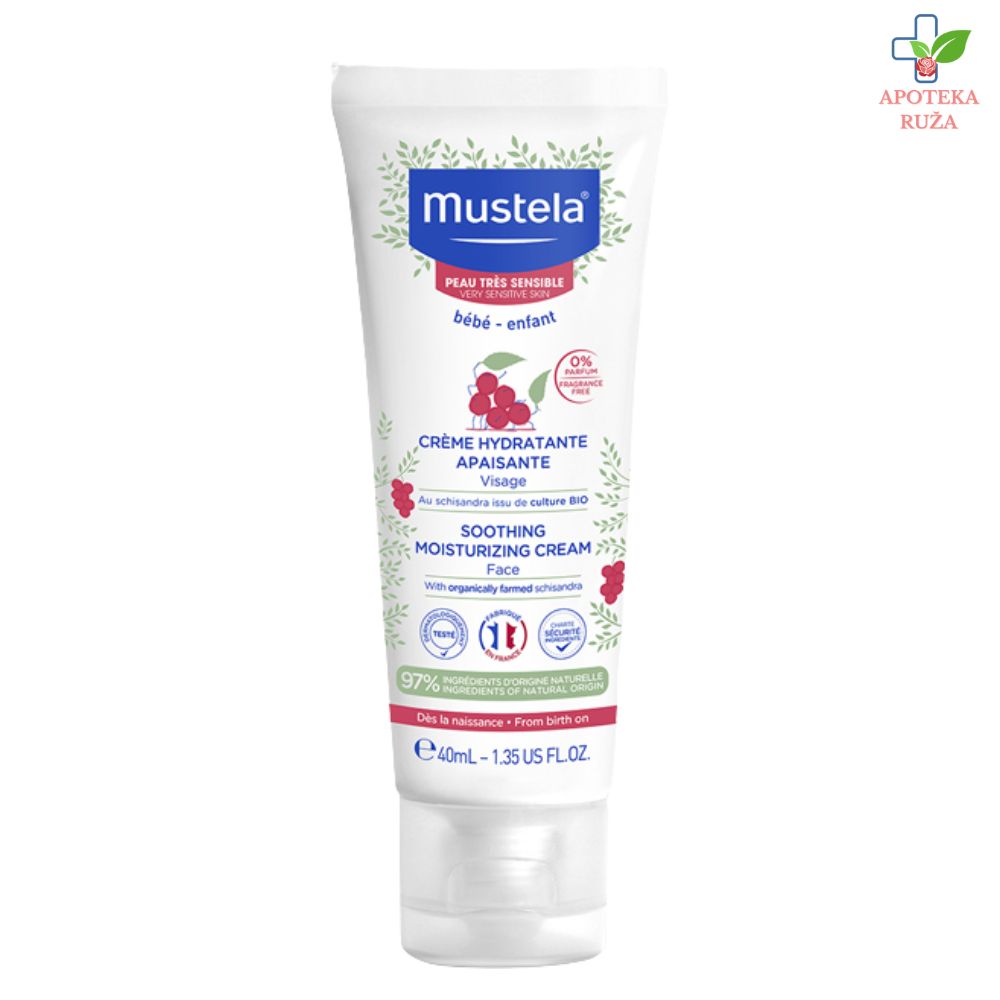 Mustela Umirujuća krema za lice 40ml