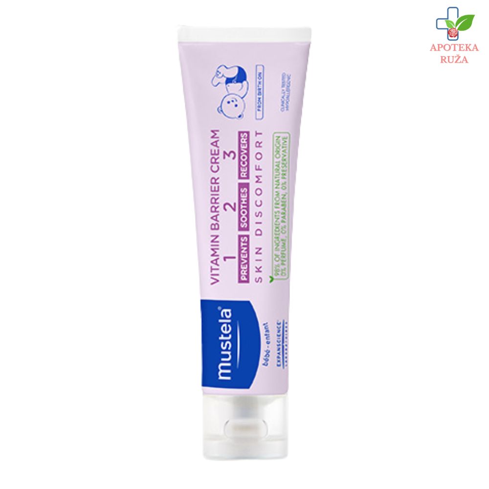 Mustela Zaštitna vitaminska krema 1 2 3 – krema za pelensku regiju 40ml