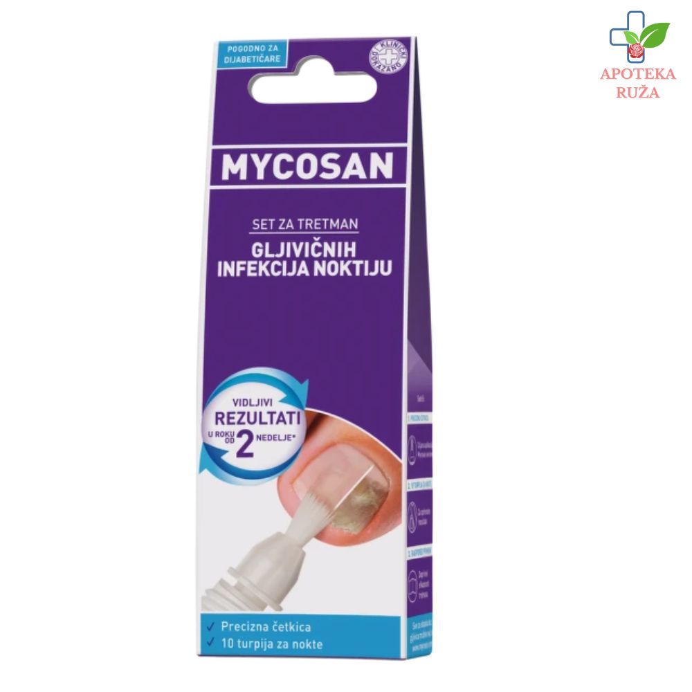 Mycosan set za tretman gljivičnih infekcija noktiju 5ml