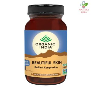 Organic India Beautiful skin za poboljšanje teksture kože i protiv kožnih infekcija 90 kapsula