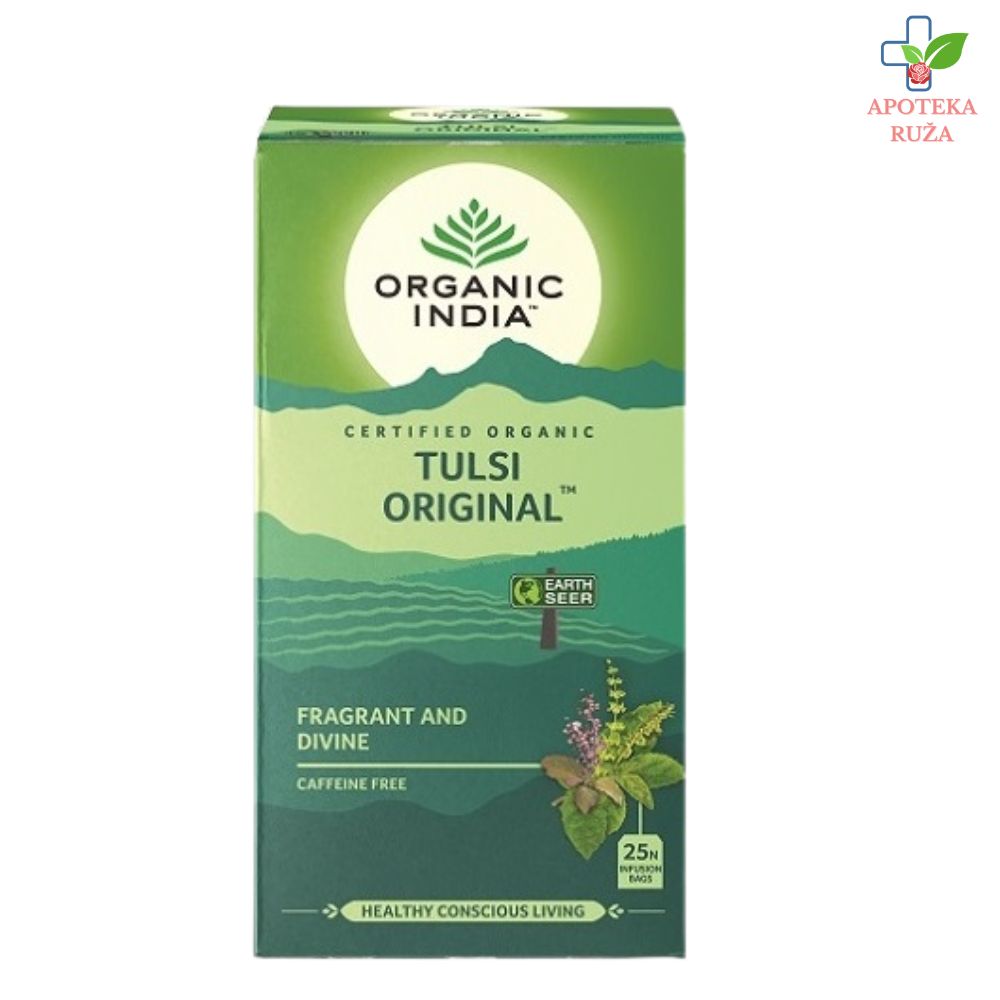 Organic India Tulsi Original protiv stresa i psihičke napetosti 25 kesica