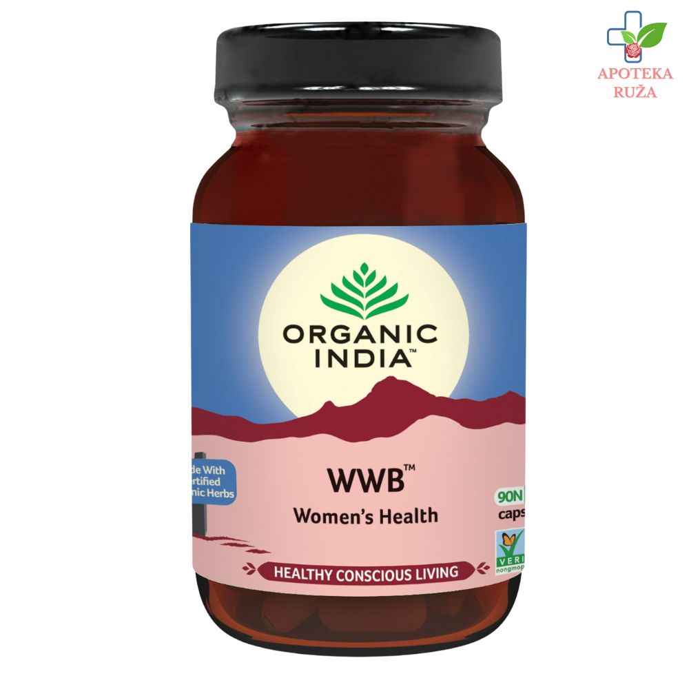 Organic India Women’s Well-Being WWB – za hormonsku ravnotežu žena 90 kapsula