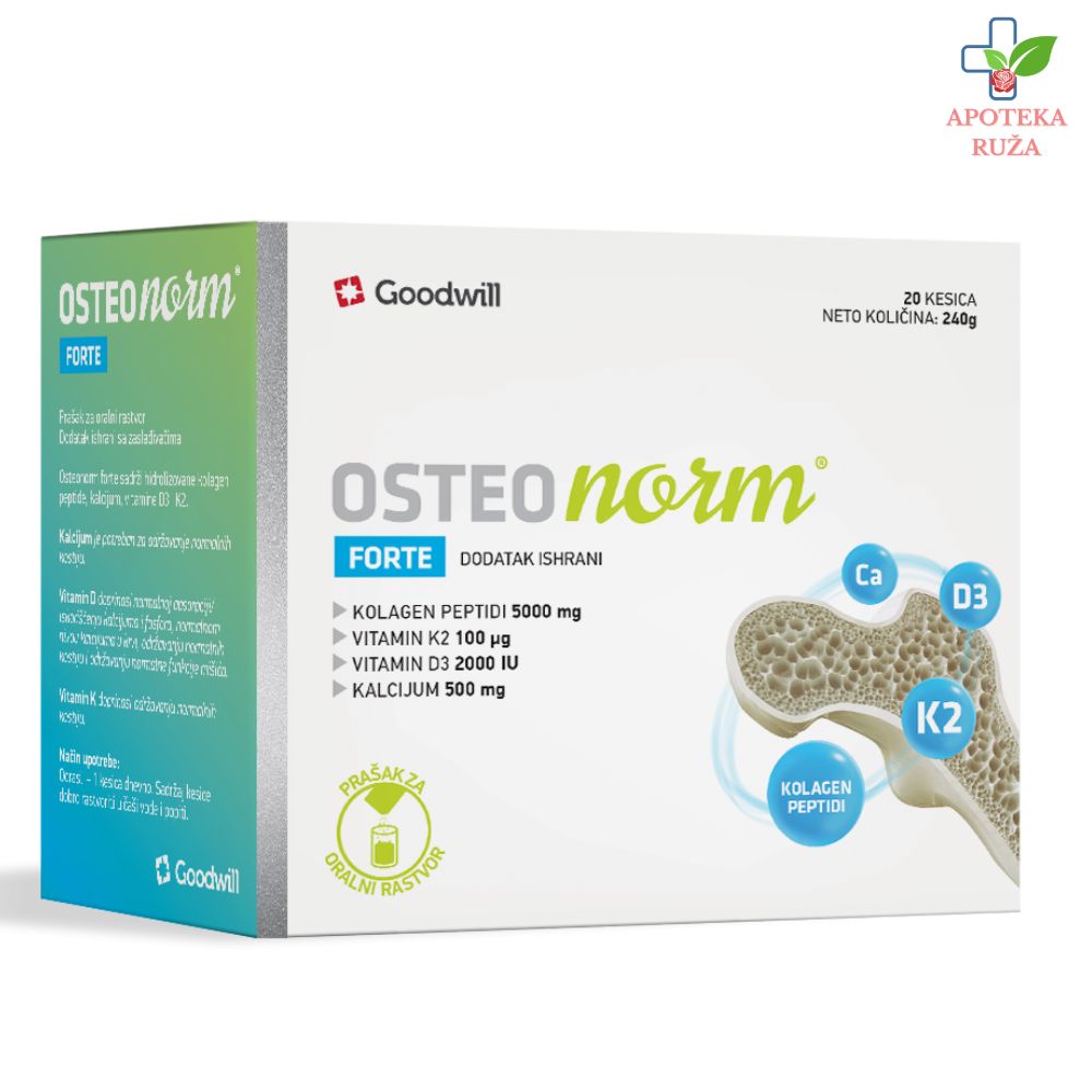 Osteonorm Forte za zdrave kosti 20 kesica