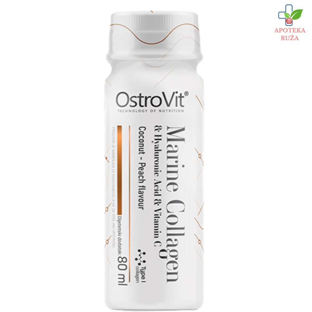 Ostrovit Collagen Marine SHOT Coconut-Peach – 80 ml