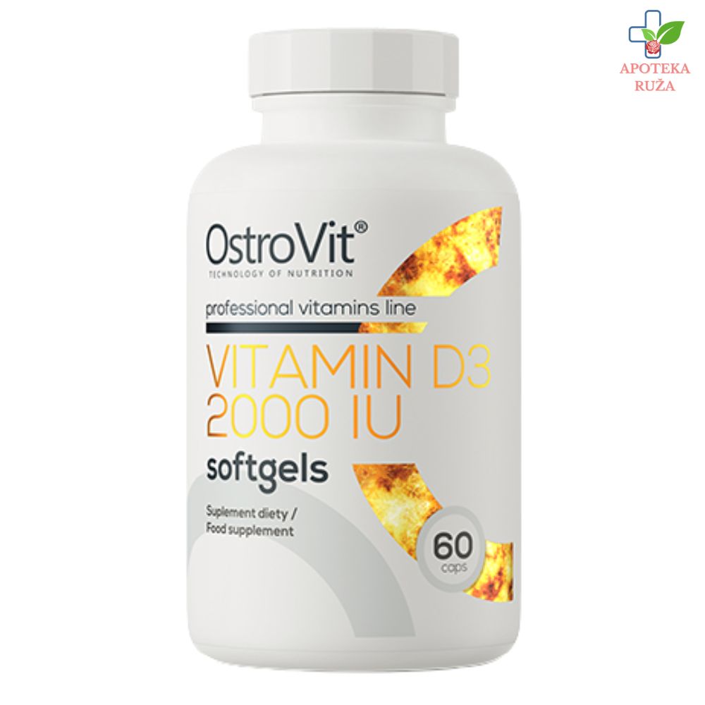 Ostrovit Vitamin D3 2000 IU 60 kapsula