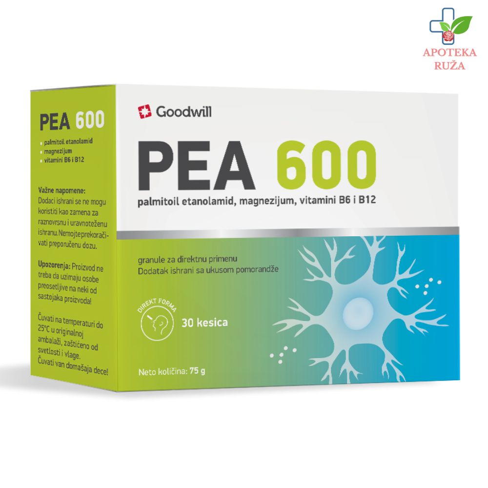 PEA 600 za terapiju hroničnog pola i periferne neuropatije 30  kesica