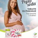 Pepto Soda Jagoda tablete za žvakanje 1000mg 10 tableta