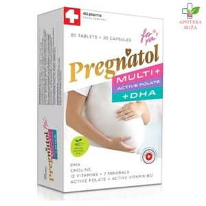 Pregnatol Multi + Active Folate + DHA za trudnice i dojilje 30 kapsula