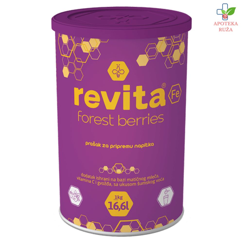 Revita Fe Forest Berries na bazi matičnog mleča i gvožđa za poboljašnje krvne slike i imunitet 1000gr