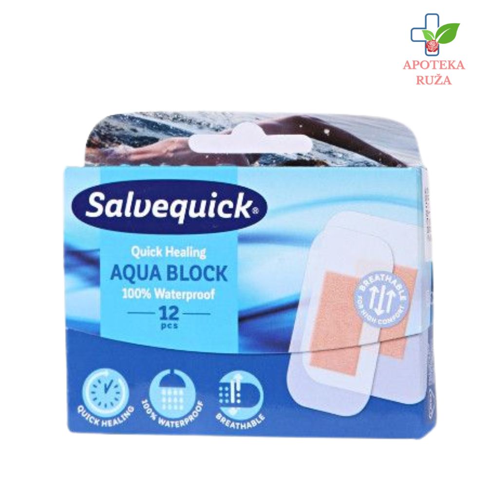 Salvequick Aqua Block flasteri 12 komada