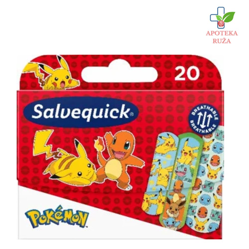 Salvequick flasteri za decu Pokemon 20 komada