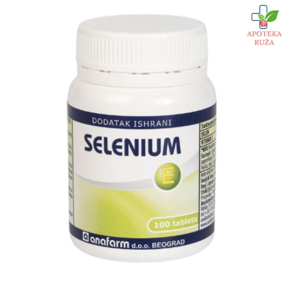 Selenium E (selen i vitamin E) Anafarm 100 tableta