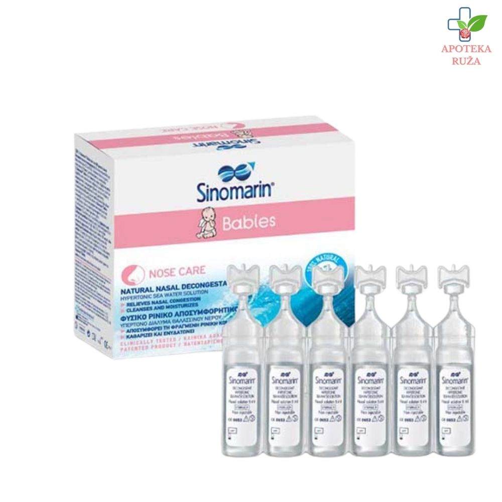 Sinomarin Babies hipertonični rastvor 2,3% NaCl 18x5ml