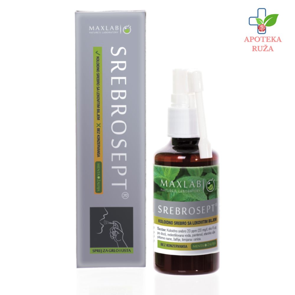 Srebrosept sprej za usta i grlo sa koloidnim srebrom 30ml