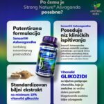 Strong Nature Ašvaganda protiv stresa 250mg 60 kapsula