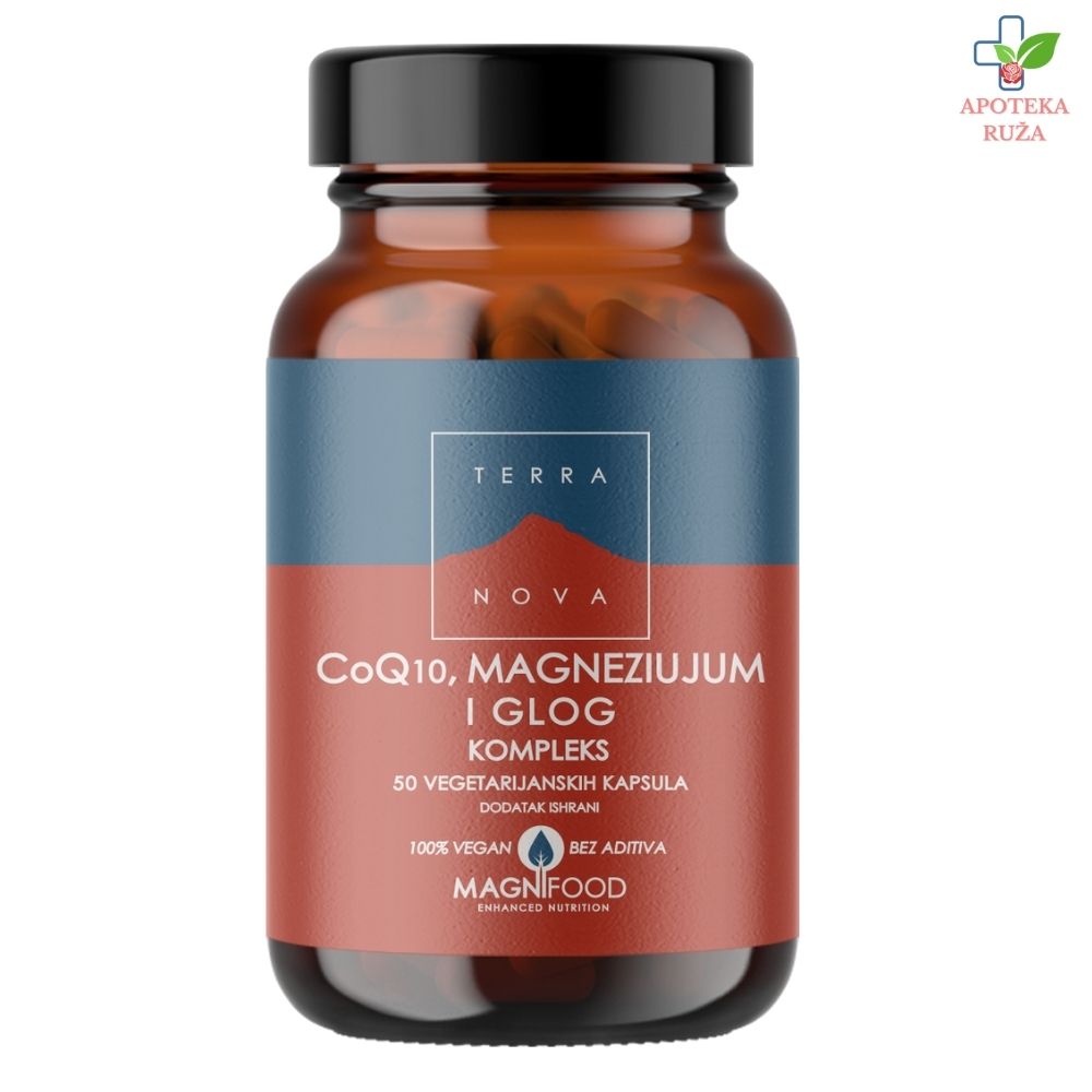 Terranova CoQ10, magnezijum i glog kompleks 50 kapsula