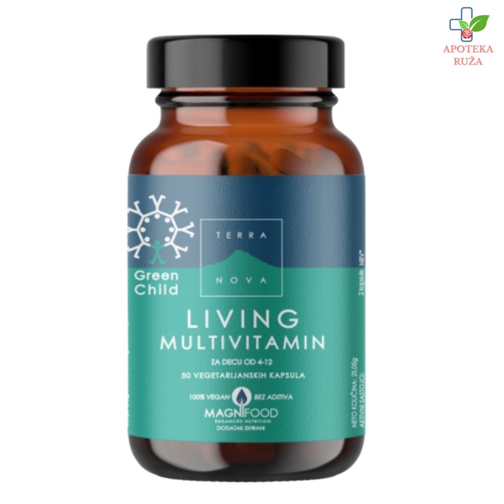 Terranova Green Child Living Multivitamin 50 kapsula