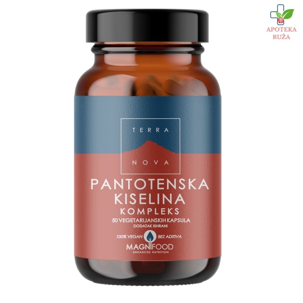 Terranova Pantotenska kiselina (B5) 50 kapsula