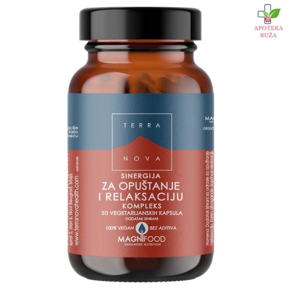 Terranova Sinergija za opuštanje i relaksaciju 50 kapsula