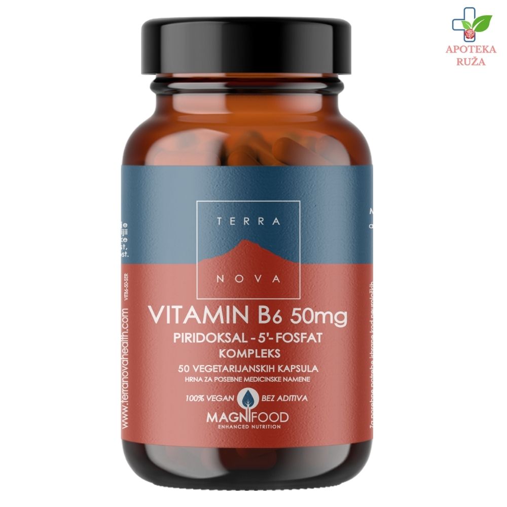 Terranova Vitamin B6 50 kapsula