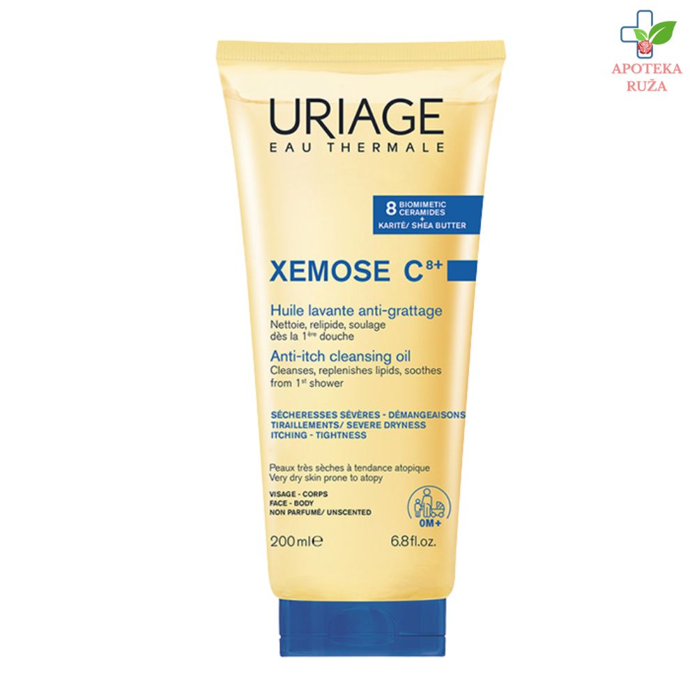 Uriage Xemose C8+ Ulje za kupanje 200ml