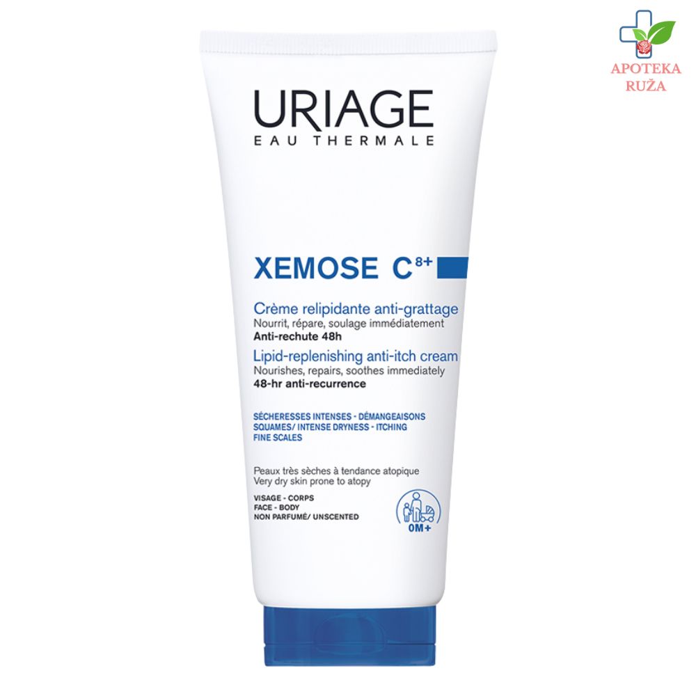 Uriage Xemose C8+ krema za obnavljanje lipida protiv svraba 200ml