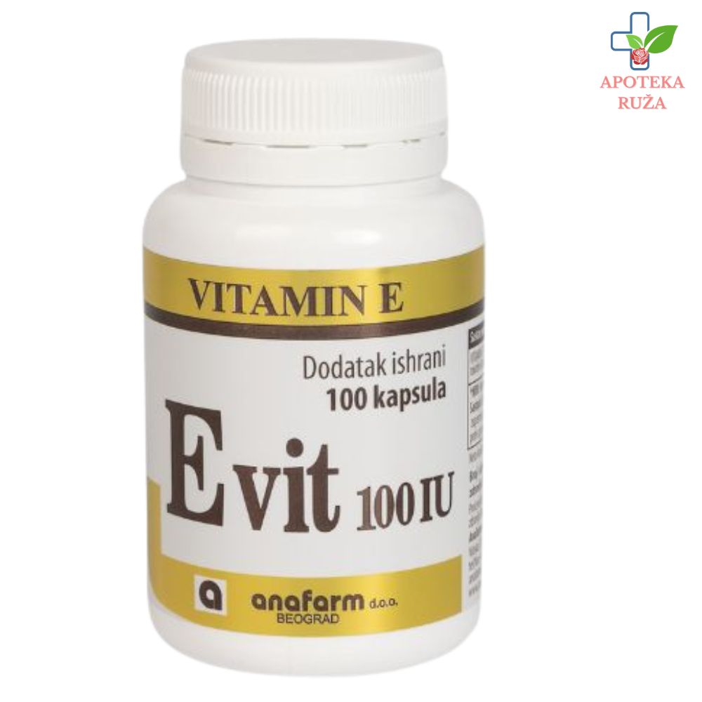 Vitamin E 100 IU Anafarm 100 kapsula