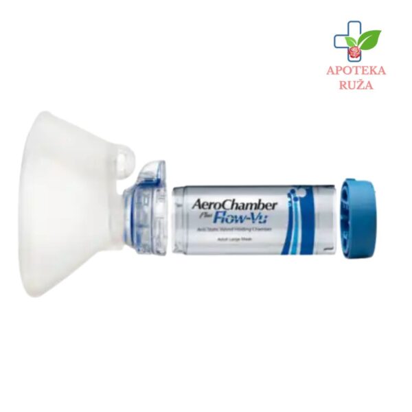 Aerochamber inhalaciona komora sa velikom maskom za odrasle