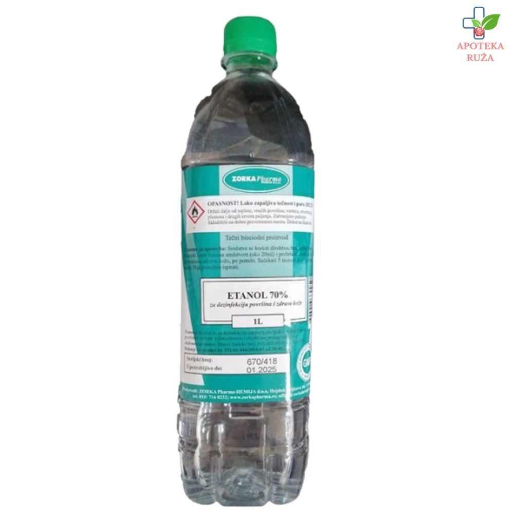 Alkohol 70% Zorka 1L