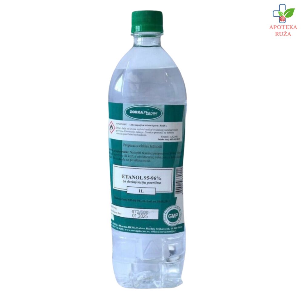 Alkohol 96% Zorka 1L