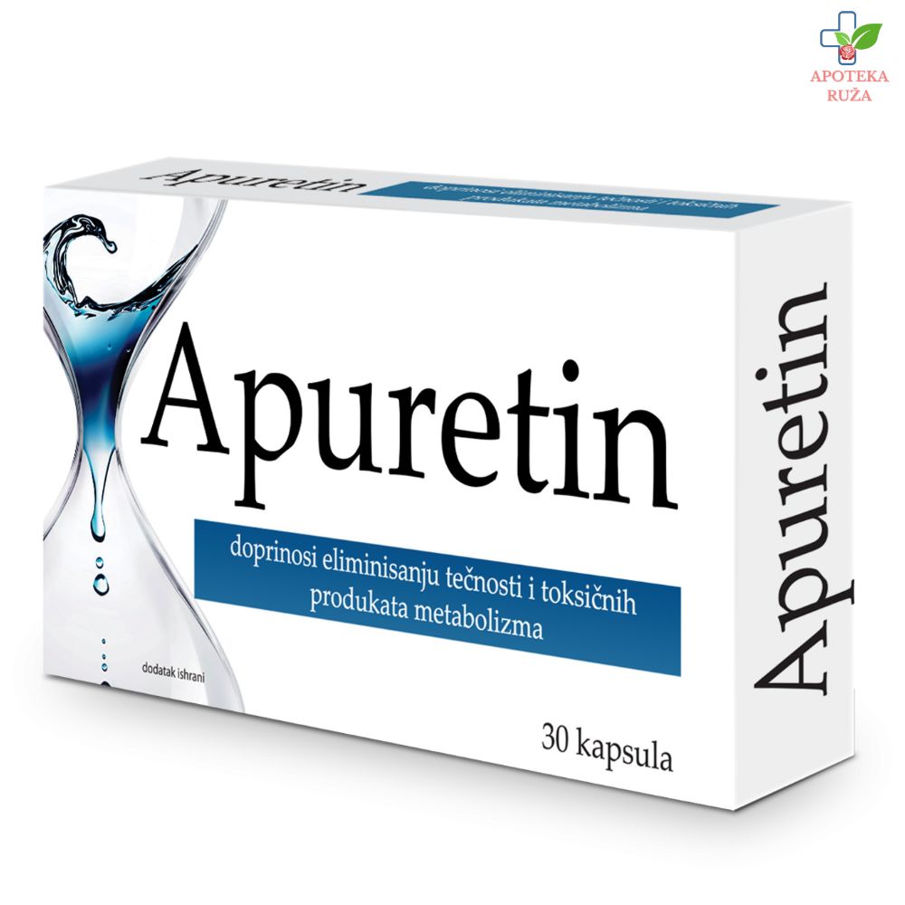 Apuretin za izbacivanje viška vode iz organizma 30 kapsula