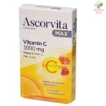 Ascorvita Max (Vitamin C 1000mg, Vitamin D 2000IU, Cink 10mg) 30 tableta