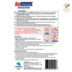 Bekoool gel flaster protiv migrene, temperature i bolova u mišićima 5cmx13cm 4 komada