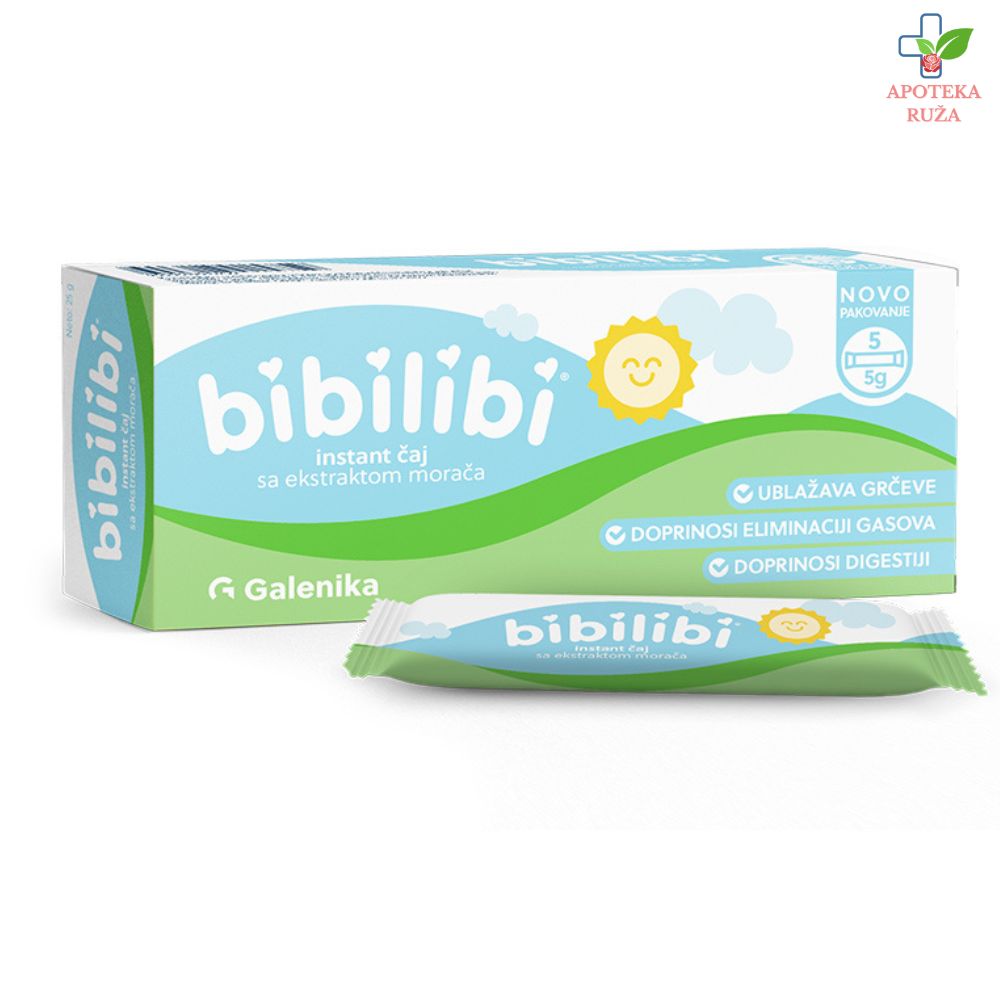 Bibilibi čaj protiv grčeva kod beba 5x5g