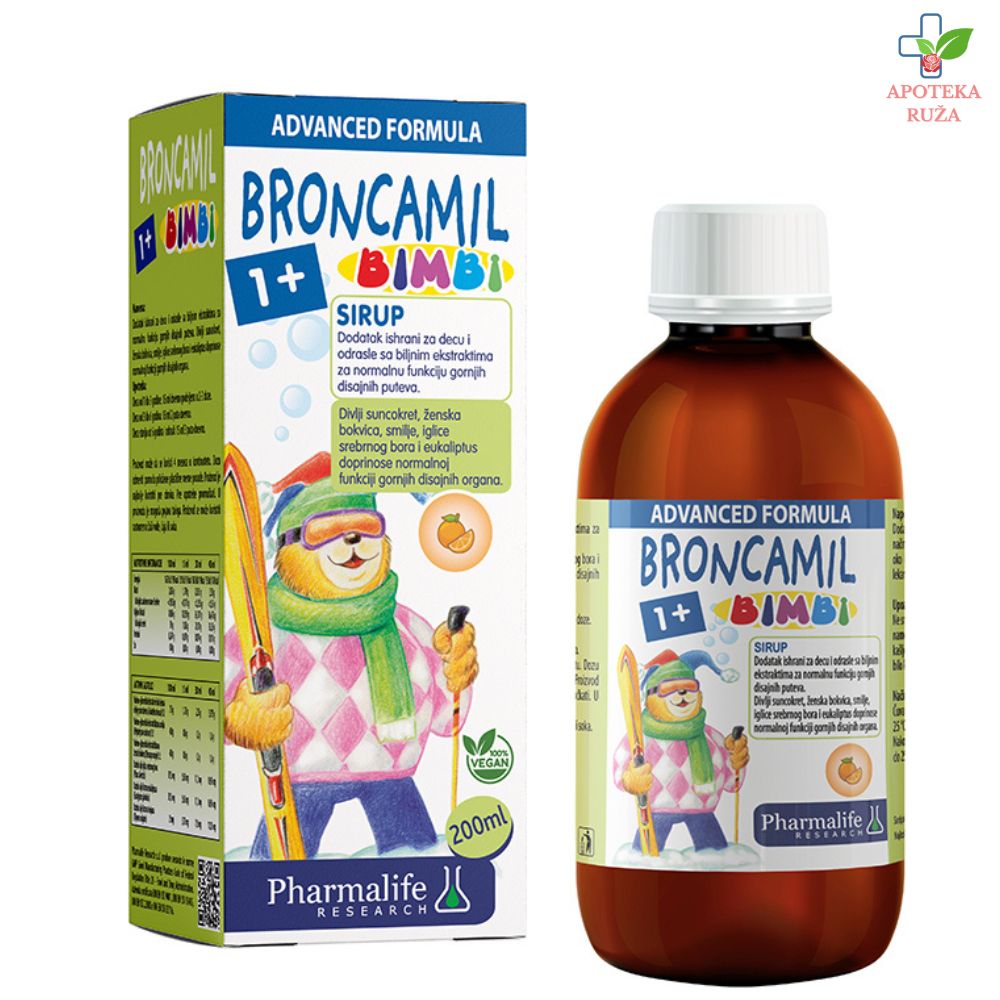Broncamil Bimbi sirup 1+200ml