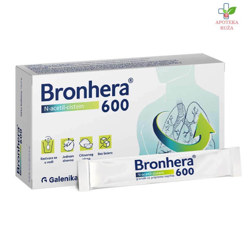 Bronhera 600 granule 5 kesica