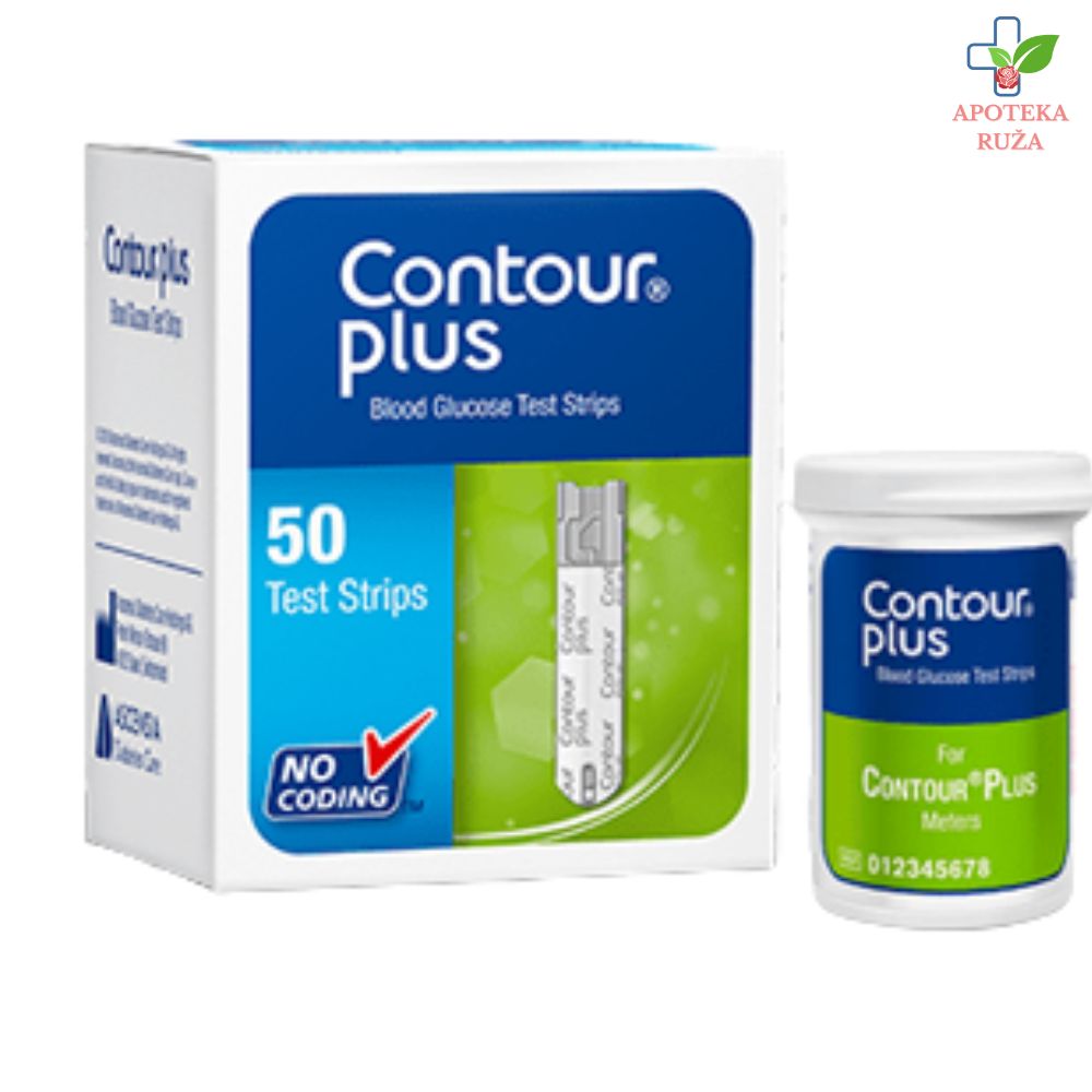 Contour Plus trakice za merenje šećera 50 komada