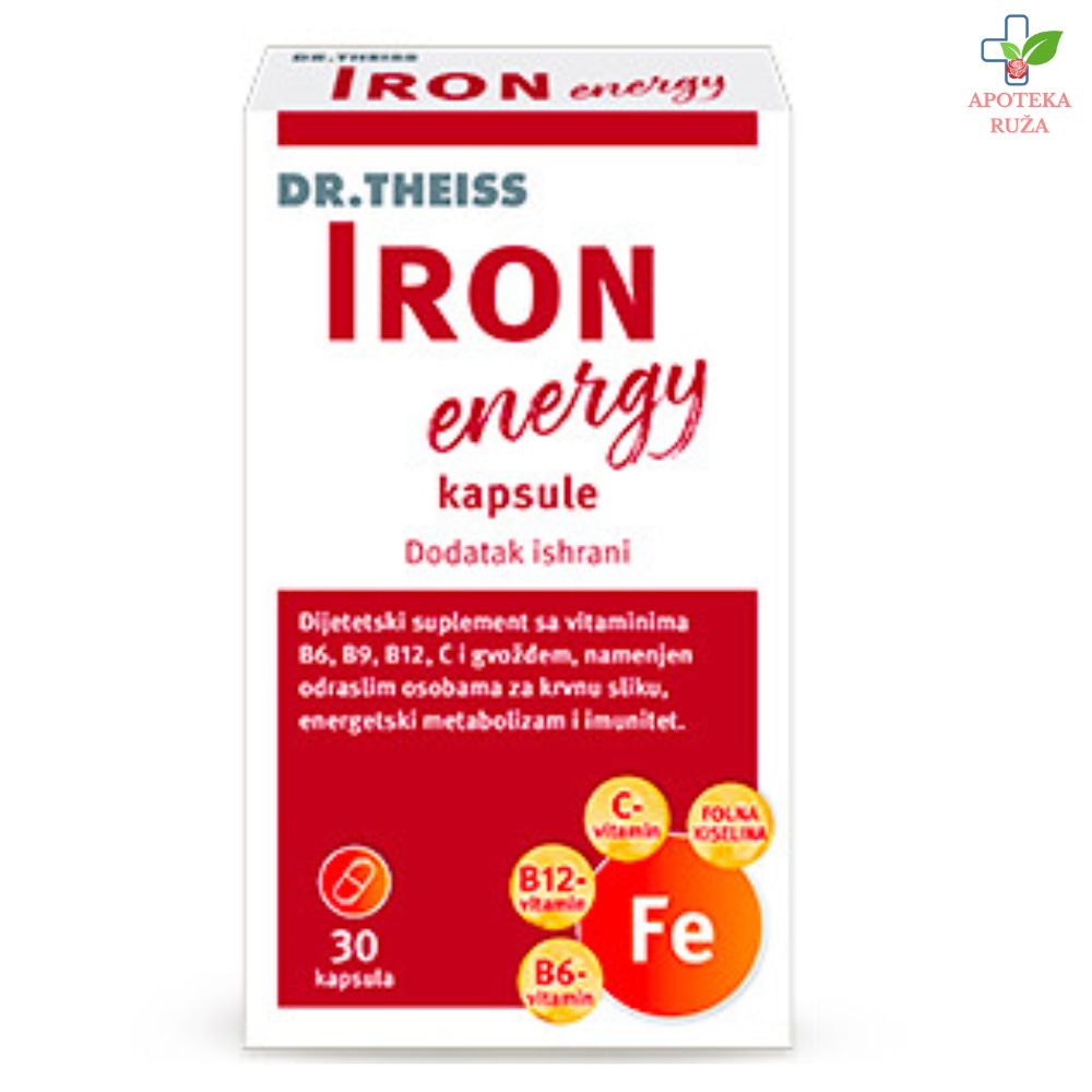 Dr Theiss Iron Energy – gvožđe 30 kapsula
