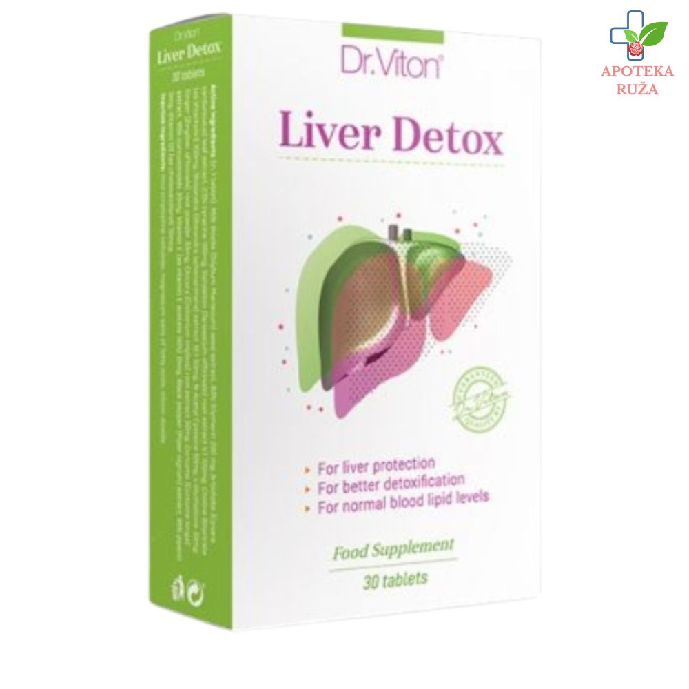 Dr Viton Liver detox za čišćenje jetre 30 tableta