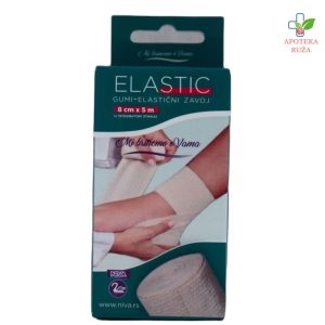 Elastični gumeni zavoj 8cmx5m Niva