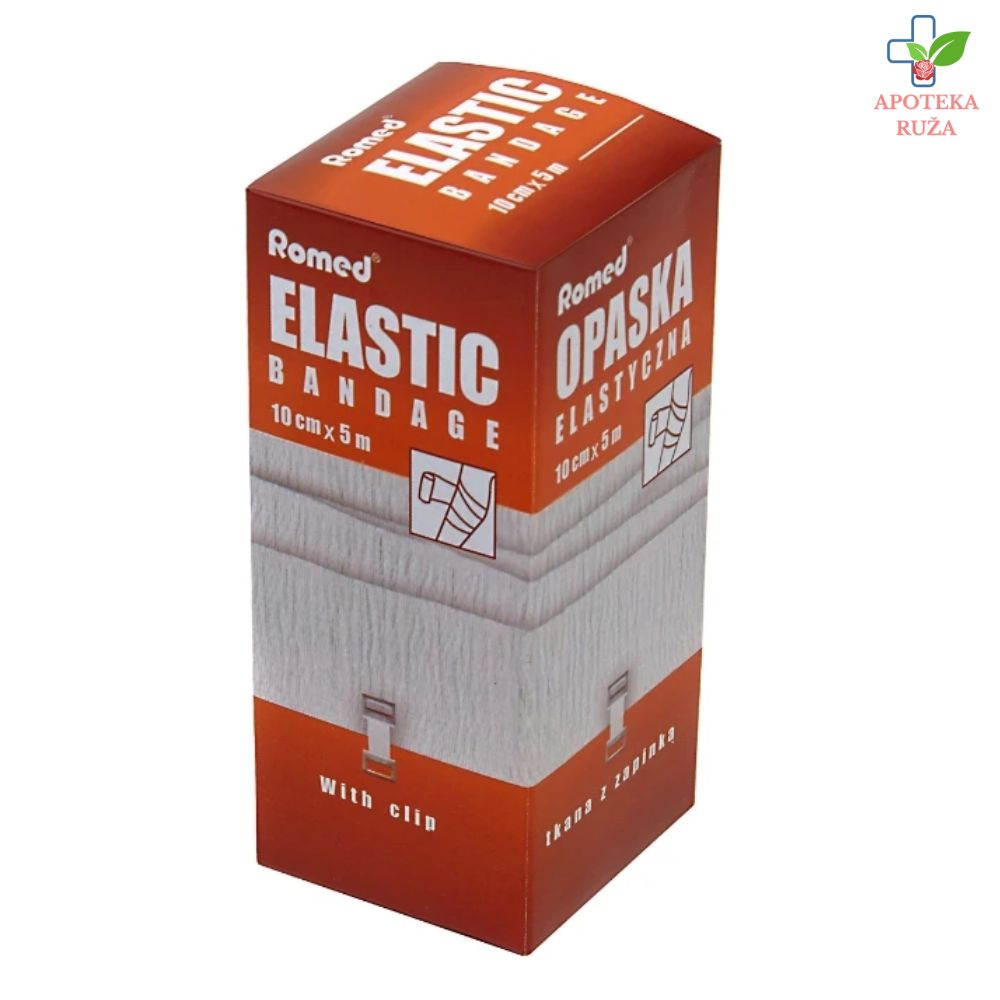 Elastični zavoj 10cm x 5m Romed 1 komad