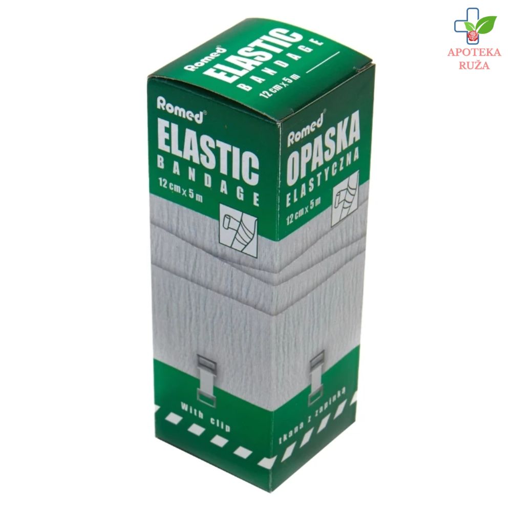 Elastični zavoj 12cm x 5m Romed 1 komad
