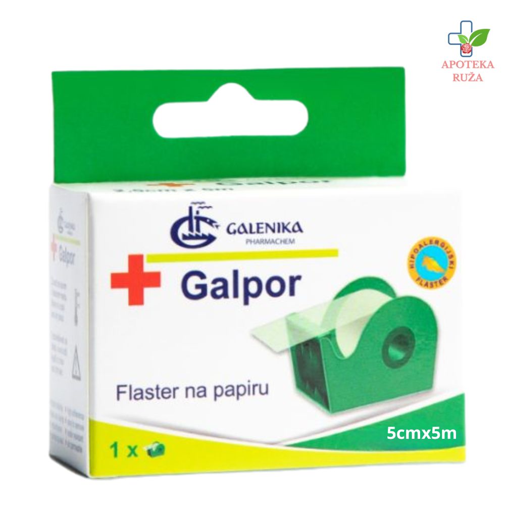 Flaster papirni 5cmx5m Galpor – Galenika