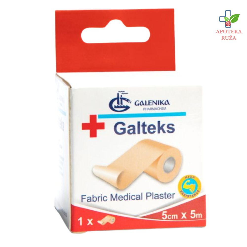 Flaster platno 5cmx5m Galtex – Galenika